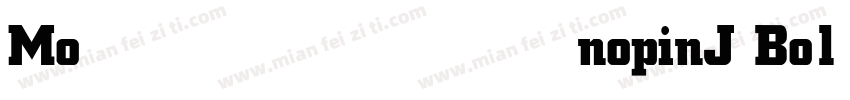 MonopinJ Bold字体转换